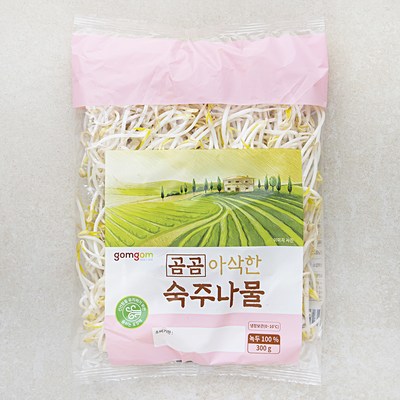 곰곰 아삭한 숙주나물, 300g, 1봉_마라탕재료 집에서도 간편하게 즐기는 맛있는 중국요리