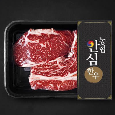 농협안심한우 등심 1등급 구이용 (냉장), 200g, 1개_[한우] 고소하고 부드러운 맛이 일품인 한우 소고기를 만나보세요