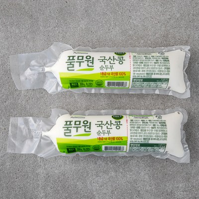  풀무원 국산콩 순두부, 350g, 2개 _부드러운 맛과 건강을 느낄 수 있는 순두부