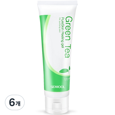 시드물 녹차 퓨어스킨 필링 젤, 120ml, 6개