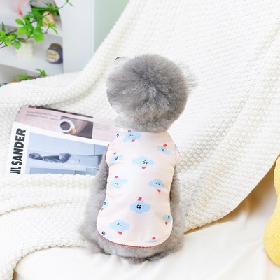 딩동펫 반려동물 차코 나시 티셔츠, 핑크, 1개_포근한 겨울을 위한 강아지 실내복 추천 상품