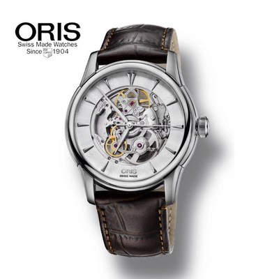 734 7670 4051L 오리스 ORIS 아틀리에 오토 가죽시계