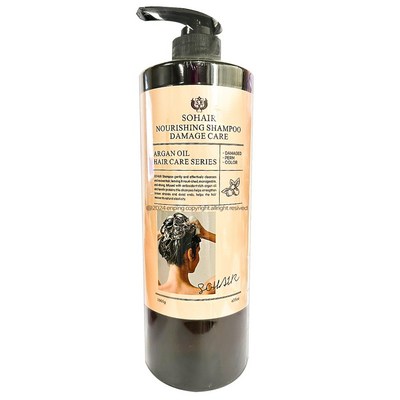 쏘헤어 아르간오일 너리싱샴푸 데미지케어 1000g, 1kg, 1개_머릿결을 건강하게 만드는 쏘헤어모로코아르간탈모샴푸 리뷰