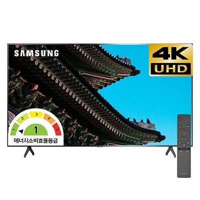 [에너지소비효율 1등급] 삼성 43 (107.9cm) 비즈니스 UHD 4K TV 기사님 방문 전국 무료 설치, 수거요청, 스탠드형