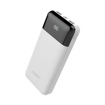 쿨린 고속충전 대용량 보조배터리 20000mAh 22.5W CL322, 화이트, CL-322_Power Up Anywhere with the 20000mAh Portable Battery Pack