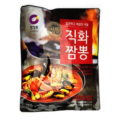 청정원 직화짬뽕 1kg 짬뽕다시 분말, 1개