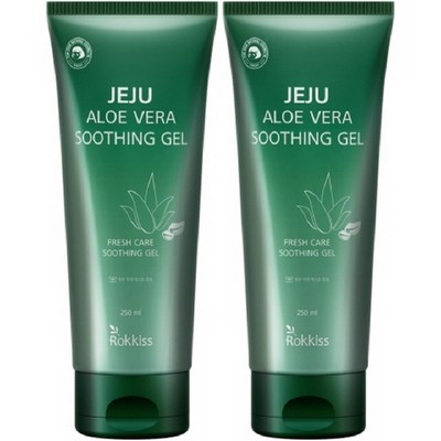 록키스 제주 알로에베라 수딩젤, 250ml, 2개_화려한 피부로 변신