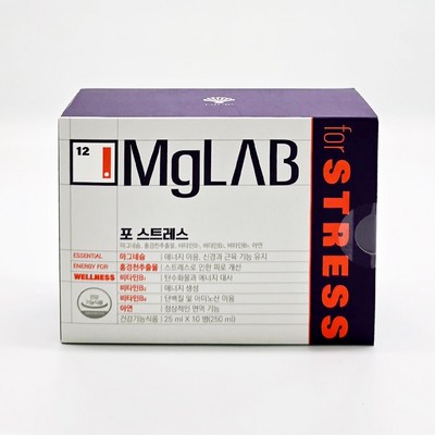 마그랩 포 스트레스 기프트팩 글루콘산 마그네슘 10입 (10일분), 250ml, 1개_스트레스 없는 일상을 위한 마그랩포스트레스