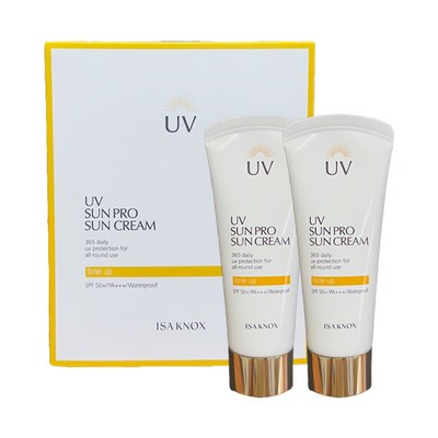 이자녹스 UV 선 프로 365 데일리 커버 기획세트, 70ml, 2개_완벽한 피부보호