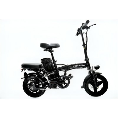 최신형 케이 크로스 48V 400W 접이식 전기자전거, 블랙, 관부가세포함, 10Ah/480wh/20~50Km파스/13-26km