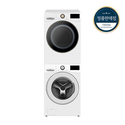 LG 트롬 세탁기 건조기세트 F19WDBU-9WL (F19WDBU+RH19WTLN)19KG+19KG 1등급 화이트