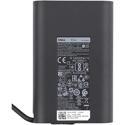 Dell Laptop Charger 65W Watt USB Type C AC Power Adapter Include Power Cord for Dell XPS 12 9250 XP, One Color_One Size, One Color, 상세 설명 참조0