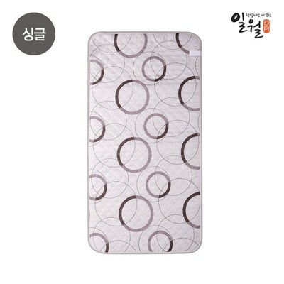 [일월] [싱글] 동그라미 워셔블 온열매트, 상세 설명 참조