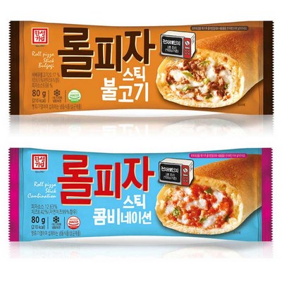  한성기업 롤피자 롤피자스틱 10봉 콤비5개+불고기5개, 1세트 