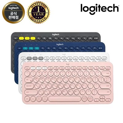 로지텍코리아 정품 로지텍 K380 블루투스 키보드, 화이트