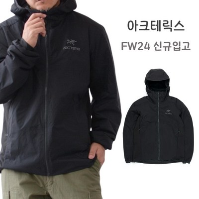 [신상입고] 아크테릭스 자켓 아톰 후디 남성 24FW BLACK AJOFMX7487-BLK_완벽한 보온력과 스타일링까지