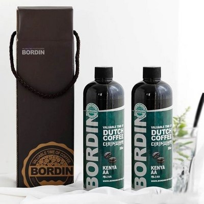 500+500ml 선물용 더치커피 2병 케냐AA(케이스포함), 2개, 단품