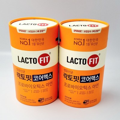 락토핏 종근당건강 생유산균 코어맥스, 120g, 2개_건강한 내장을 위한 락토핏 코어맥스 알아보기