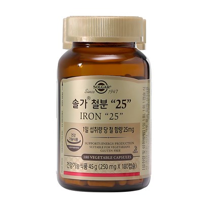 솔가 철분 25, 180정, 1개