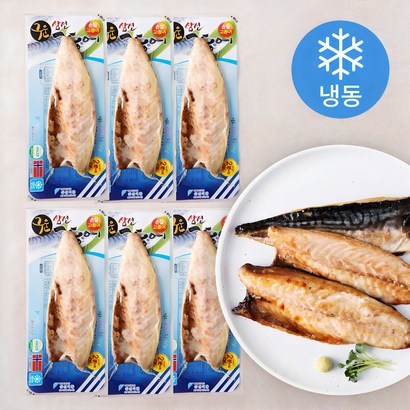 삼선 구운 고등어 (냉동), 120g, 6팩