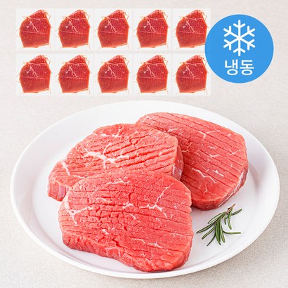 근육꼬기 홍두깨 스테이크 칼집 (냉동), 10개, 150g