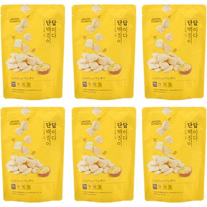 자연공유 단백질이 답이다 고단백 스낵 마늘빵맛, 50g, 6개