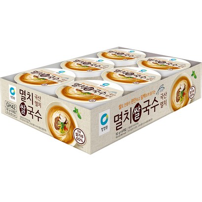 종가집멸치쌀국수, 92g, 6개