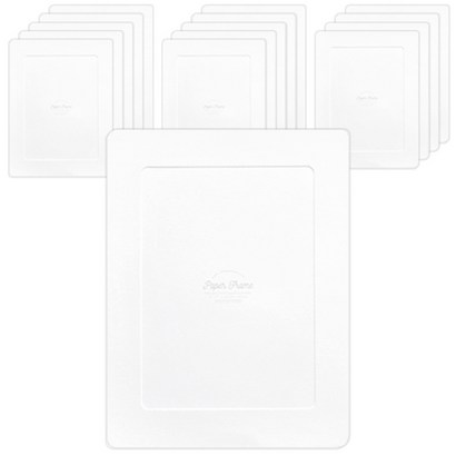 왈가닥스 5 x 7 페이퍼프레임 플레인 15p, 화이트, 15개