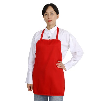 팀쿡 손님용 무지 끈 앞치마