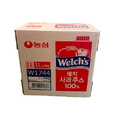웰치스 사과 주스 종이