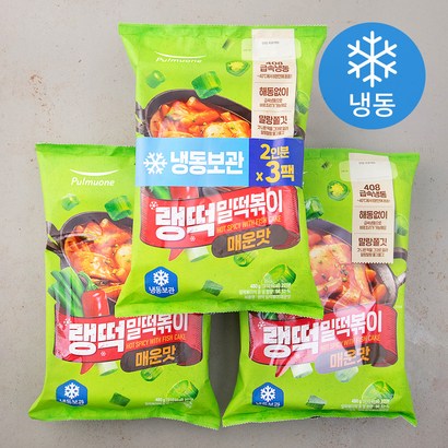 풀무원 랭떡 밀떡볶이 매운맛 2인분