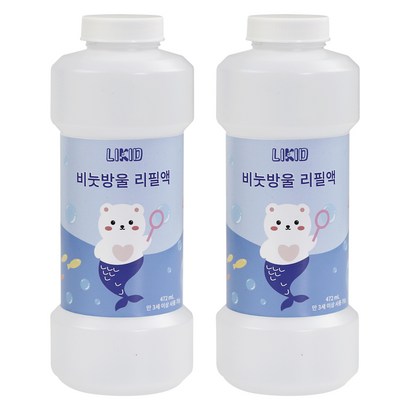 [쿠팡수입] 라이키드 비눗방울 리필액 IK-BS03