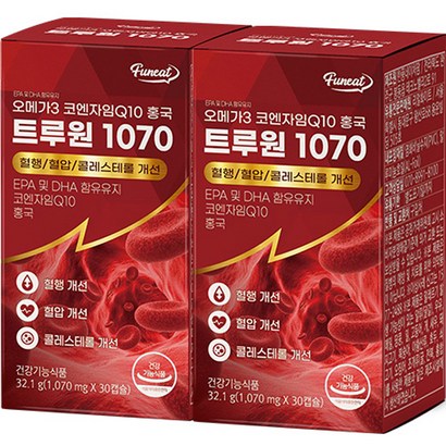 퍼니트 오메가3 코엔자임Q10 홍국 트루원 1070 32