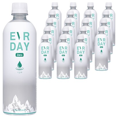 에버데이 제로 이온 음료, 20개, 500ml