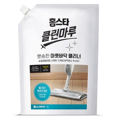 홈스타 클린마루 마룻바닥 클리너 화이트 레몬향 리필 1L 1개 - 다목적세제 리뷰후기