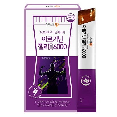 로엘 웰업 아르기닌 젤리스틱 6000, 350g, 1개