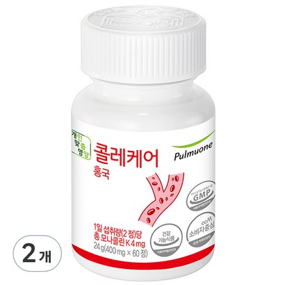 풀무원 콜레케어 홍국, 2개, 24g