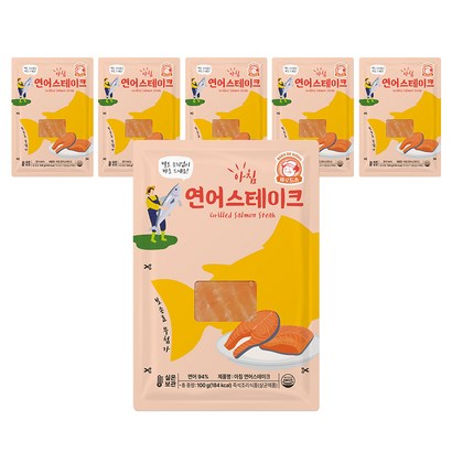 바로드숑 아침 연어스테이크, 100g, 6개