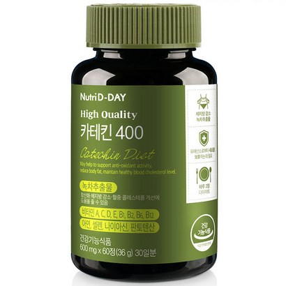 뉴트리디데이 녹차 카테킨 400