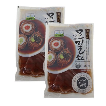 모밀 소스 파우치 리뷰후기