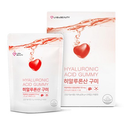 [랩앤뷰티] 히알루론산 식물성 펙틴 구미 3개입 리뷰후기