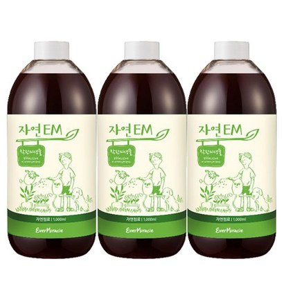 [이엠] 자연EM3개 발효액 활성액 원액 냄새제거 유용미생물 복합미생물제제 리뷰후기