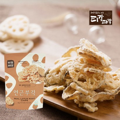 [티각태각] 속초 중앙시장 명물 연근부각  X 3봉 리뷰후기