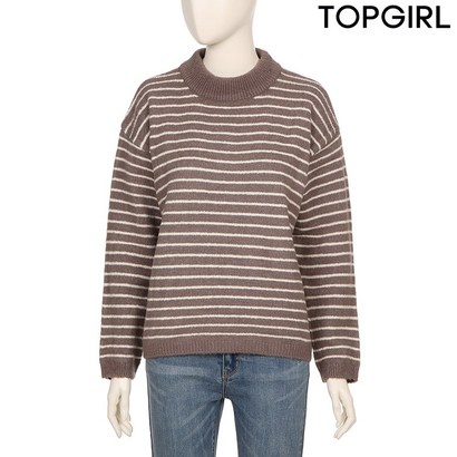 [TOPGIRL] 스트라이프 반목 니트_TJZASW934F 리뷰후기