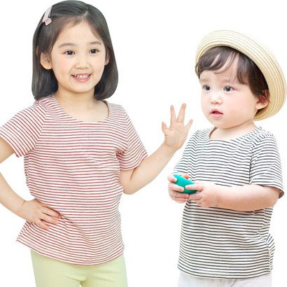 [남녀공용] 예삐반팔티2종세트 여름 반팔 티셔츠 면 국내제작 리뷰후기