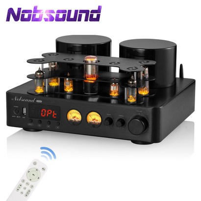 Nobsound AV-525 200W00W 진공관 앰프 블루투스 50 / RCA / USB  / COAX / OT 오디오 인티앰프