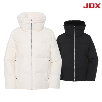 [JDX] 여성 탈부착 양털 숏다운 점퍼 2종 택1
