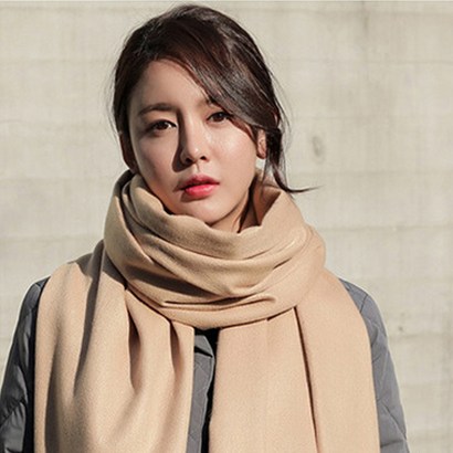 스카이 캐시미어 버진울 울터치 머플러/커플목도리