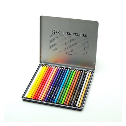 문화 24색 색연필