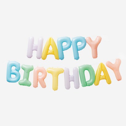 [플라잉타이거]알록달록 생일축하 풍선 F3037127__XZZ